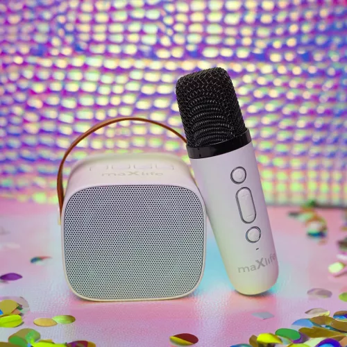 Maxlife karaoke Bluetooth hangszóró MXKS-100 fehér