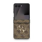 Guess PU 4G Metal Logo tok Samsung Galaxy Z Flip 7 barna