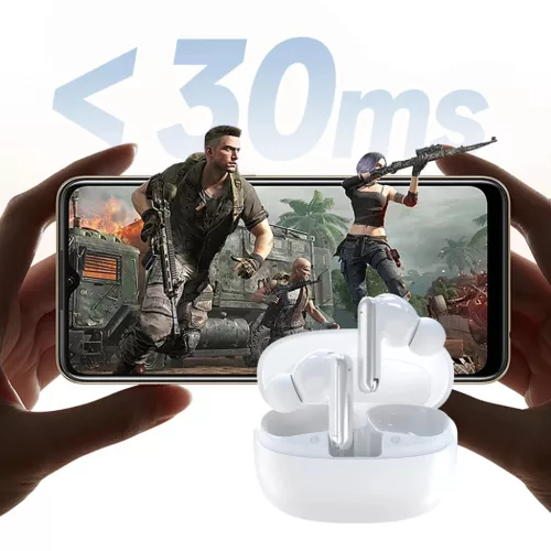 Dudao U21 TWS ANC ENC Bluetooth Vezeték nélküli Fülhallgató - Fehér