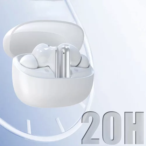 Dudao U21 TWS ANC ENC Bluetooth Vezeték nélküli Fülhallgató - Fehér
