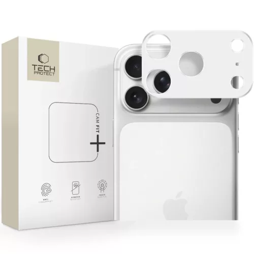 iPhone 17 Pro Tech-Protect Camalloy Fit+ ezüst védőfólia