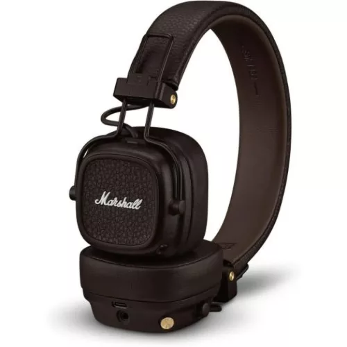Marshall Major V Bluetooth vezeték nélküli fülre illeszkedő fejhallgató barna