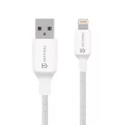 Tactical Stitch Thread Kábel USB-A/Lightning 2m Fehér