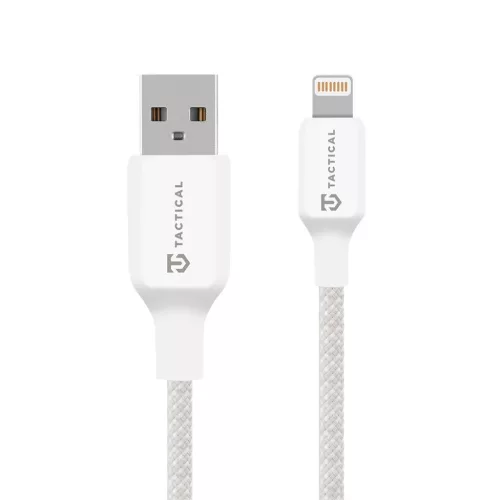 Tactical Stitch Thread Kábel USB-A/Lightning 2m Fehér