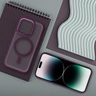 iPhone 17 Pro Max matt mályva vörös tok