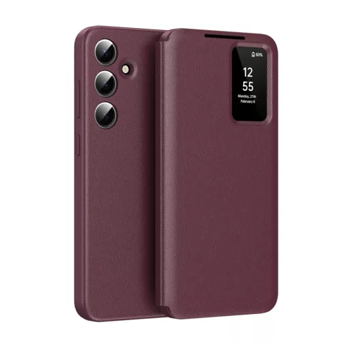 Samsung Galaxy A17 5G Techsuit - SmartView Series - Piros tok