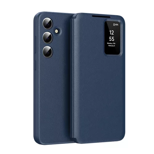 Samsung Galaxy A17 5G Kék Techsuit SmartView Series tok