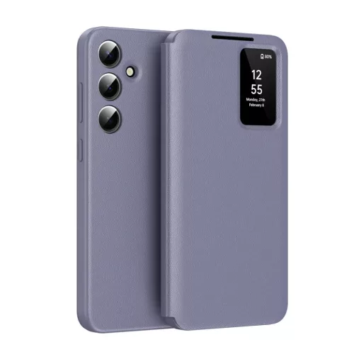 Samsung Galaxy A17 5G Techsuit SmartView Series - Lila tok