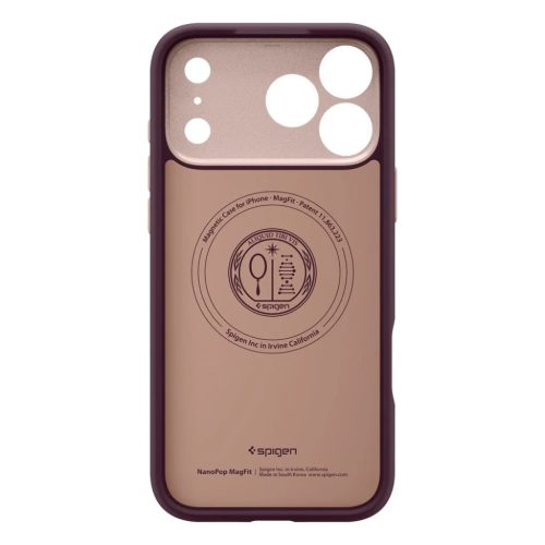 iPhone 17 Pro Max Spigen Nano Pop MagSafe burgundi tok