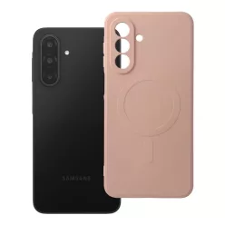 Samsung Galaxy A17 szilikon MagSafe tok rózsaszín