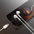 Dudao X3C In-Ear Vezetékes USB-C Fülhallgató 1.2m - Fehér