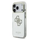 Guess PC/TPU Mirror 4G Glitter Logo MagSafe fliptok iPhone 17 Pro Max Gold tok