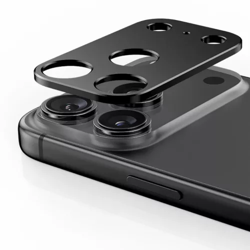 iPhone 17 Pro Tech-Protect Camalloy Fit+ kamera védő Cosmic Orange üvegfólia