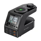 Blitzwolf BW-FW10 ébresztőóra töltővel 2xUSB-A, 4xUSB-C, 240W