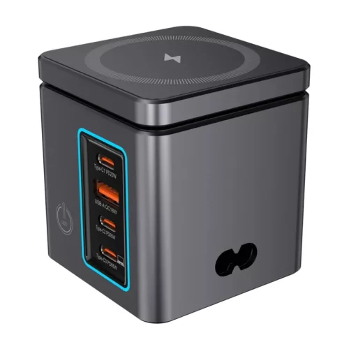 Blitzwolf BW-i113 GaN hálózati töltő, USB-A, 3xUSB-C, 105W