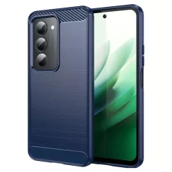   Xiaomi Redmi 15 4G / Redmi 15 5G Techsuit - Carbon Silicone - Kék tok