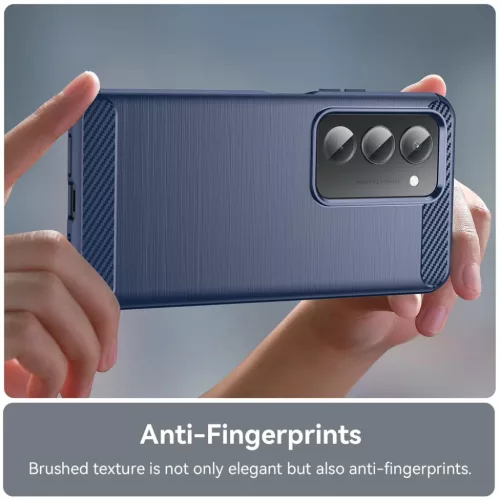 Xiaomi Redmi 15 4G / Redmi 15 5G Techsuit - Carbon Silicone - Kék tok