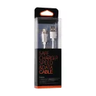 Mágneses kábel Type 1 - USB to Lightning - leválasztható csatlakozóval - Iphone 5/6/7/8/X 1 méter EZÜST (blister csomag)