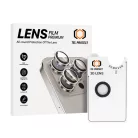 Tel Protect 3D lencsevédő üvegfólia kamera számára Iphone 17 Air fekete (1 darab lencse), üvegfólia