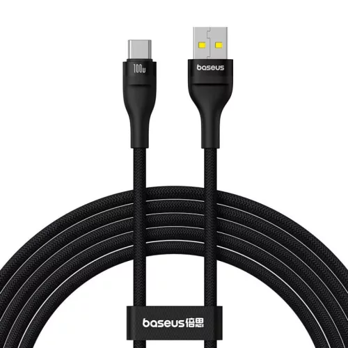 Baseus Flash 2 USB-A - USB-C 100W kábel, 2m (fekete)