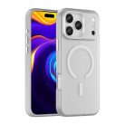 iPhone 17 Pro Max matt fehér Magnetic Abrasive tok