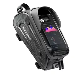   Rockbros B68-1 páncélozott kerékpártáska telefon zsebbel 1.7l - fekete