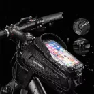 Rockbros B68-1 páncélozott kerékpártáska telefon zsebbel 1.7l - fekete