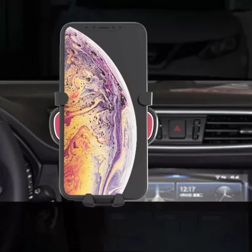 Univerzális Gravity autós telefontartó szellőzőre ezüst YC06
