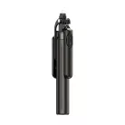 Selfie stick WH181D-Y1S 1.75m aluminum alloy telescopic tripod with dual lamp and phone holder - black