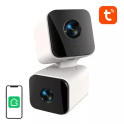   Gosund PC12 intelligens IP kamera WiFi kettős lencsével (1920x2160 H.265, Tuya)