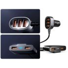 JOYROOM 5xUSB Multi port szivargyújtós autós töltő fekete (JR-CL03)