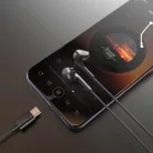 Dudao X3C In-Ear Vezetékes USB-C Fülhallgató 1.2m - Fekete
