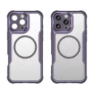 Leading Series MagSafe Szilikon Tok iPhone 16 Pro-ra - Lila tok