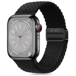   Tech-protect Nylonmag Apple Watch 4 / 5 / 6 / 7 / 8 / 9 / 10 / 11 / Se (38 / 40 / 41 Mm) Fekete