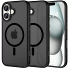 Tech-protect Magmat Magsafe Iphone 16 Matt Fekete Tok