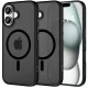 Tech-protect Magmat Magsafe Iphone 16 Matt Fekete Tok