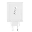 Tech-Protect NC100W-GAN GaN hálózati töltő 3x USB-C PD 100W / USB-A QC 3.0 - fekete