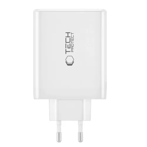 Tech-Protect NC100W-GAN GaN hálózati töltő 3x USB-C PD 100W / USB-A QC 3.0 - fekete