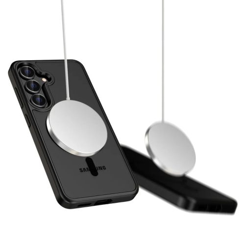 Tech-protect Magmat Magsafe Galaxy S25 Edge Matt Fekete tok