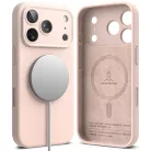 iPhone 17 Pro Ringke Szilikon Mágneses Magsafe tok Rózsaszín Homok