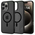 Tech-protect Magedge Magsafe Iphone 16 Pro Matt Fekete/fémszürke Tok