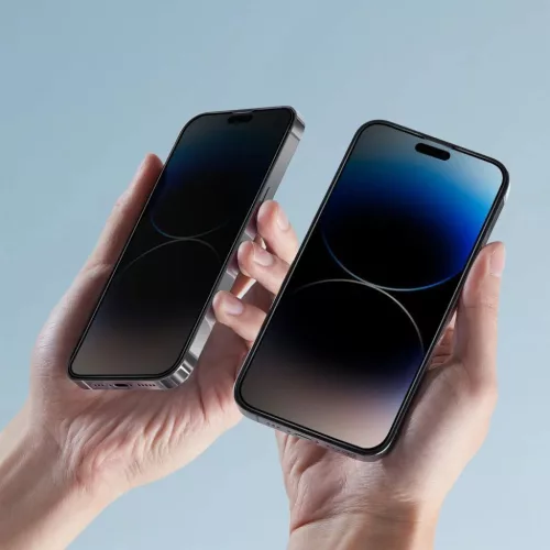 Hofi Anti Spy Glass Pro+ Privacy üvegfólia (2 darabos) iPhone 16 privát üvegfólia