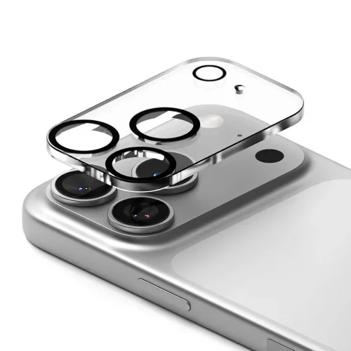iPhone 17 Pro Ringke Kamera Teljes Borítás 2-pack üvegfólia Fekete
