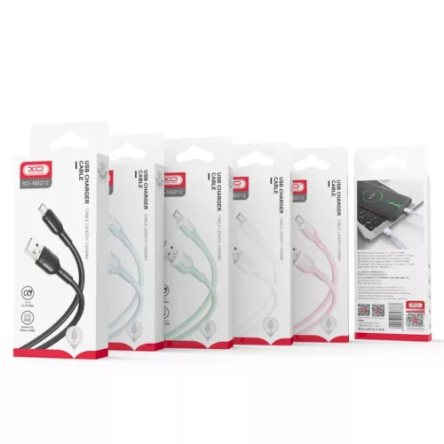 XO NB212 USB - USB-C kábel 1 m 2,1 A kék