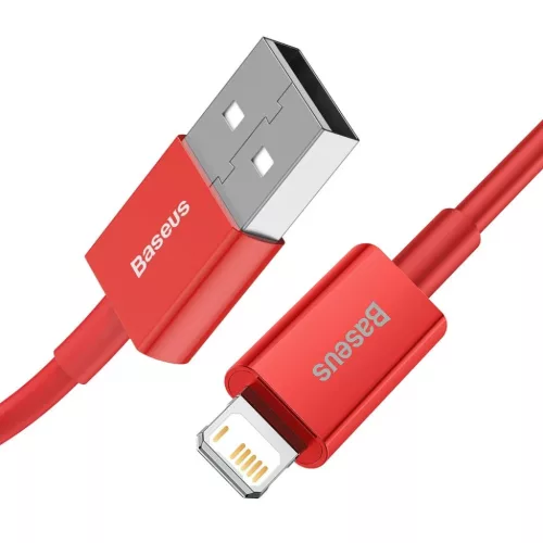 Baseus Superior USB - Lightning kábel 2.4A 1m piros (CALYS-A09)