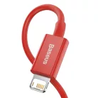 Baseus Superior USB - Lightning kábel 2.4A 1m piros (CALYS-A09)