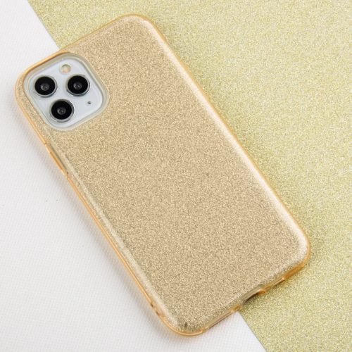iPhone 14 Glitter 3in1 tok arany