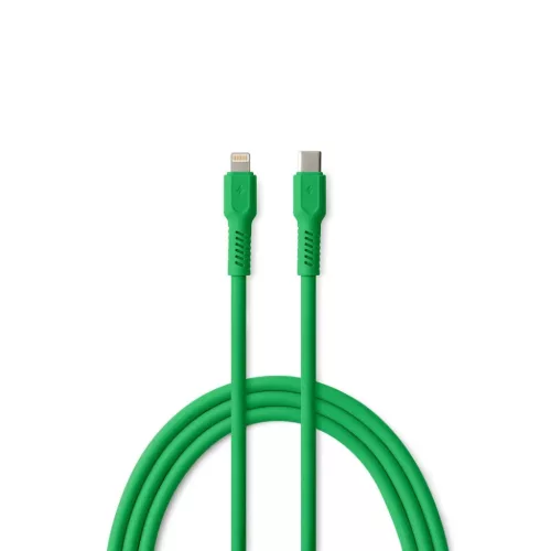 COLORUM kábel USB-C - Lightning 1,8m 2,4A CK12-CL-04 zöld