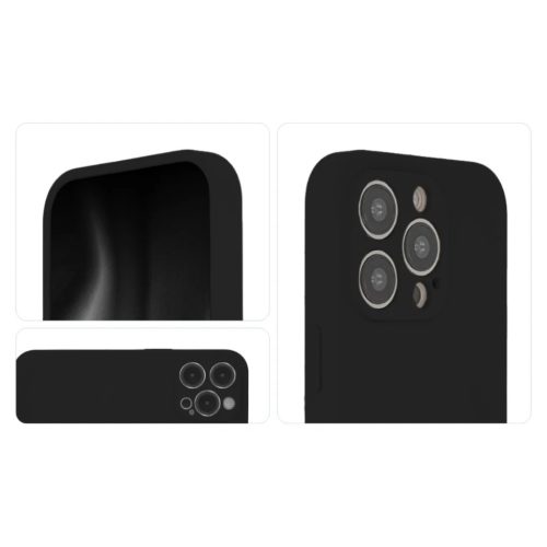 Soft Touch Mag tok iPhone 15 Pro Max 6,7" fekete tok