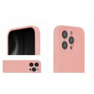 Soft Touch Mag Tok iPhone 15 Pro Max 6,7" pasztell rózsaszín tok